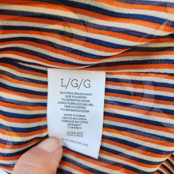 CAbi Amour Shirt Dress Duster Tunic Heart Graphic Sleeveless Button Down Large - Picture 9 of 14